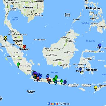 Campus Location Map Extension Class Program Jawa Timur Nomor